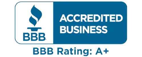BBB Accredited Business with an A+ rating